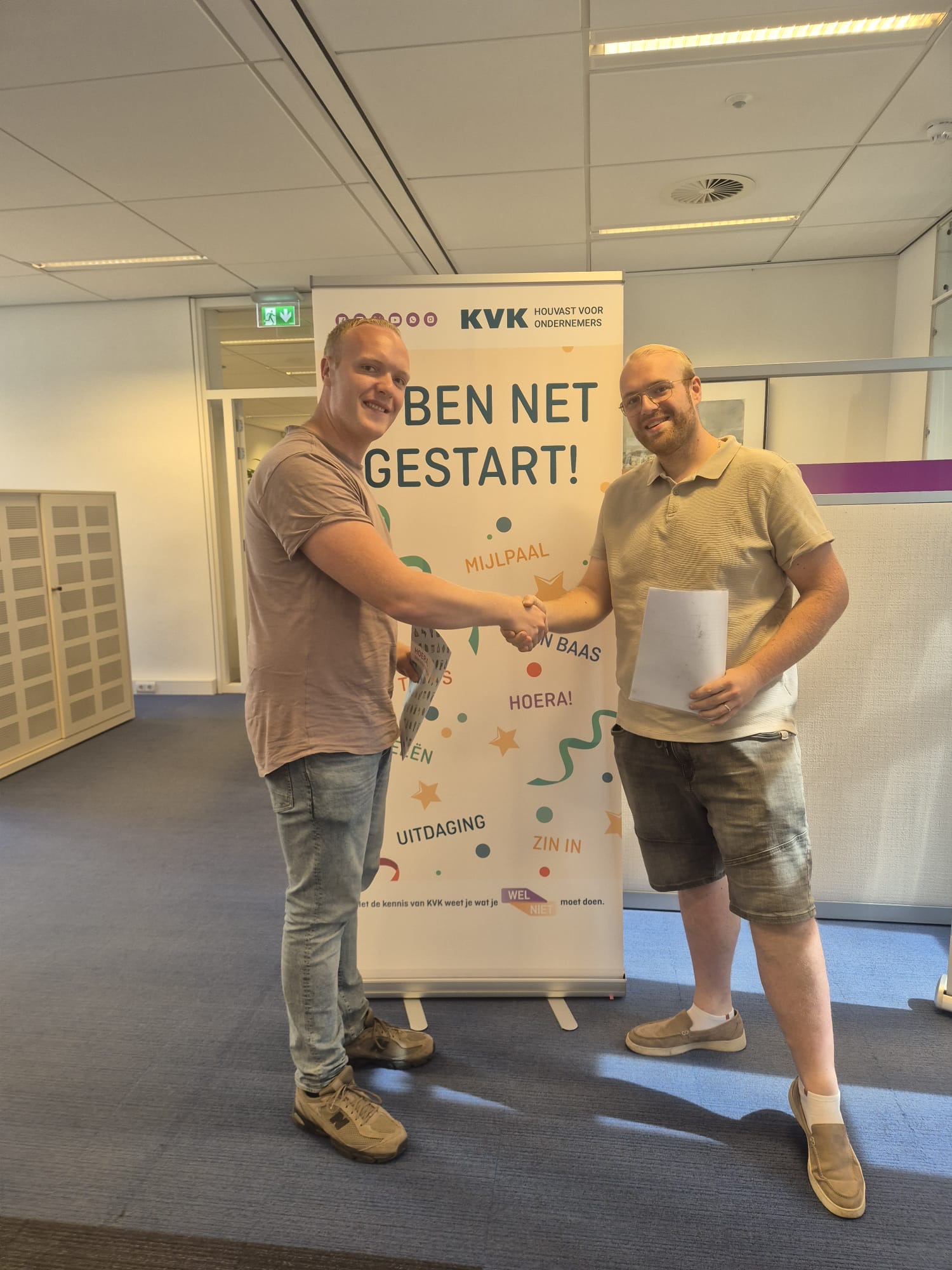 De twee oprichters van Engelen Koeltechniek